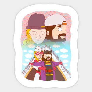 Jay and Silent Bob Titanic T-Shirt Sticker